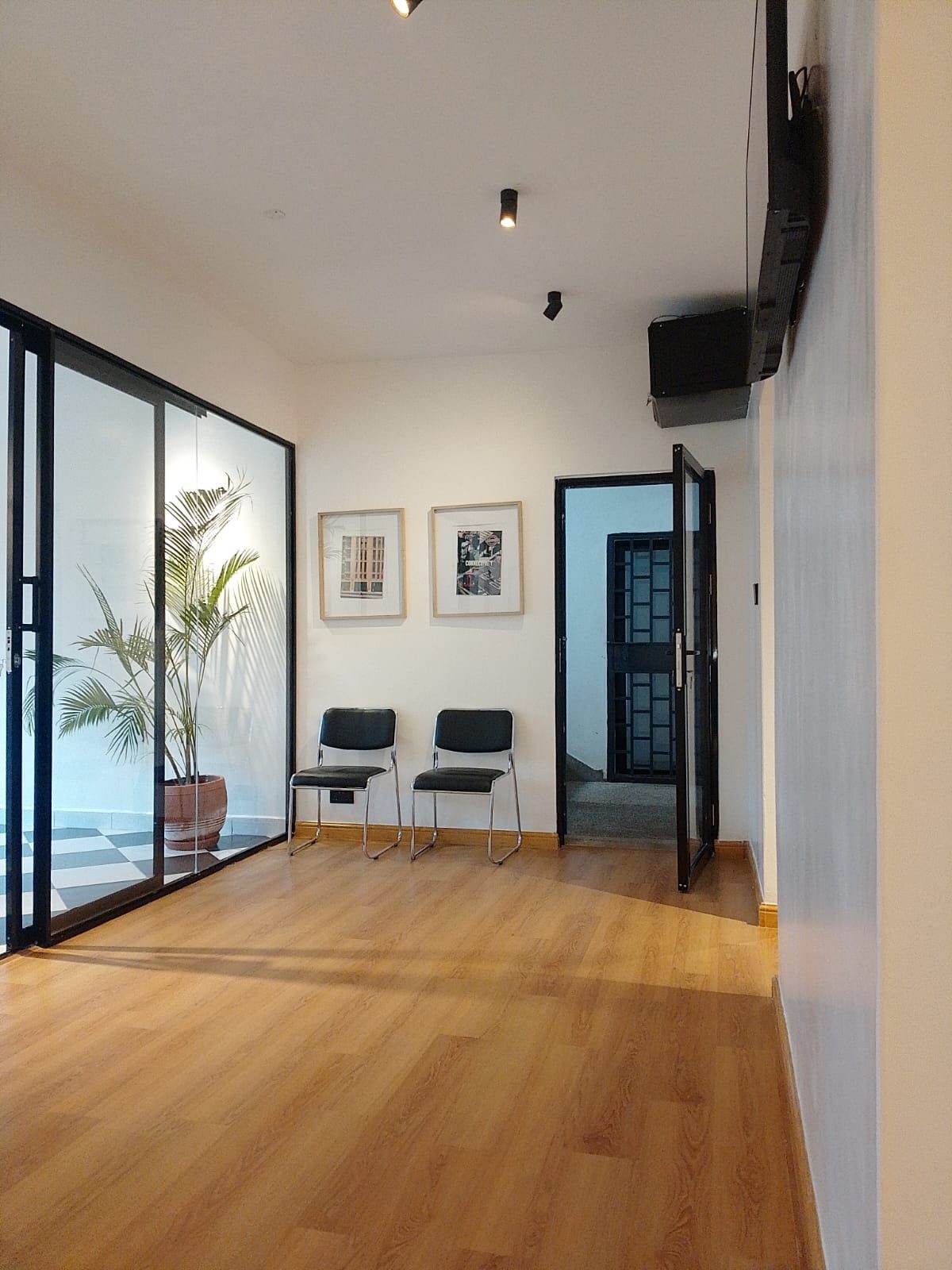 Suite A6 reception area